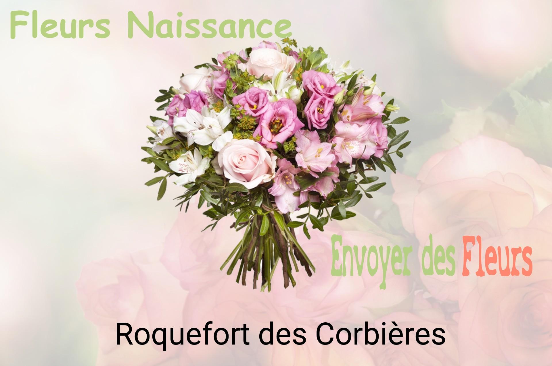 Bouquet de fleurs de naissance livré à Roquefort-des-Corbières